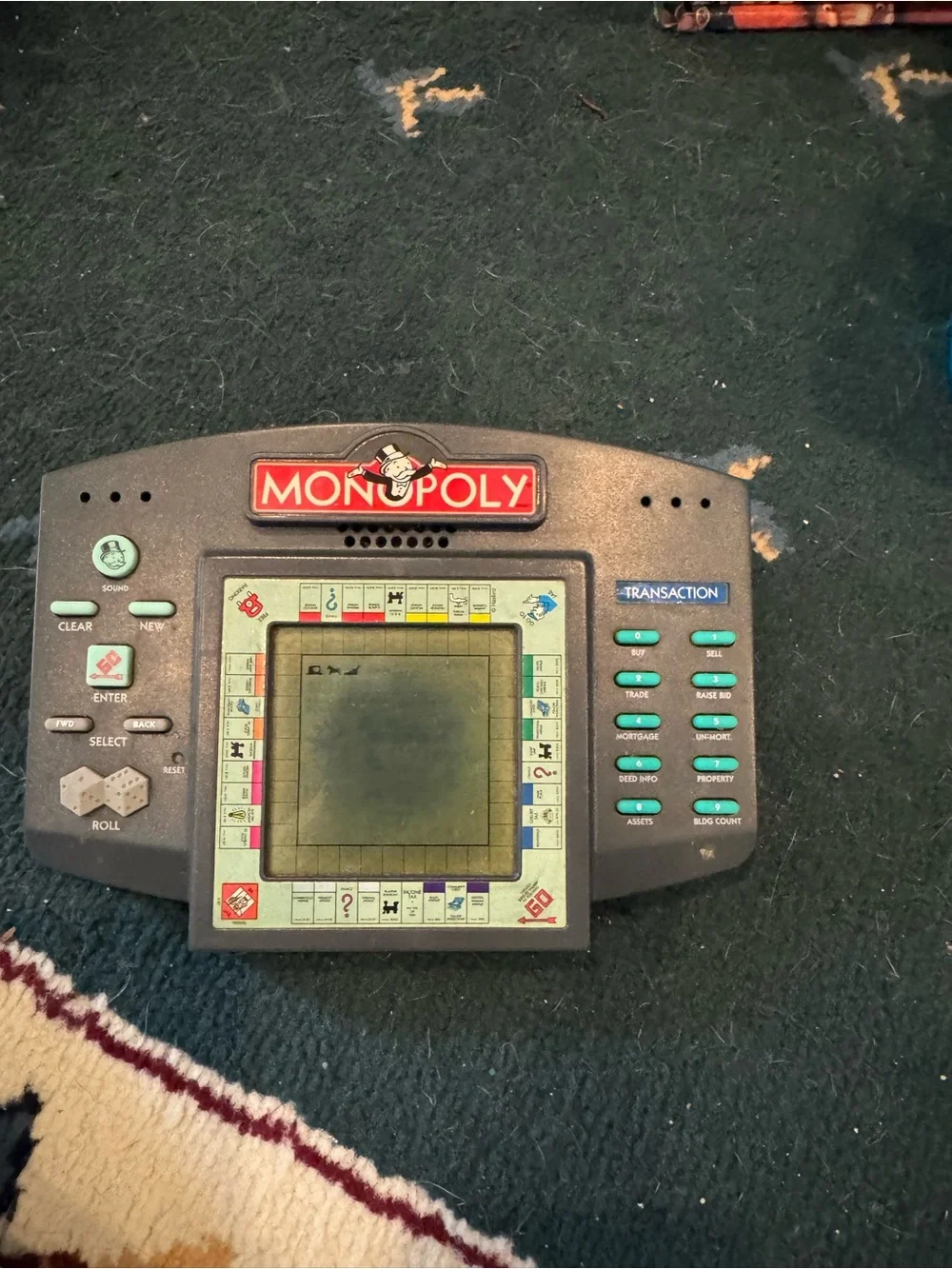 Monopoly Electronic Game Console - Black works